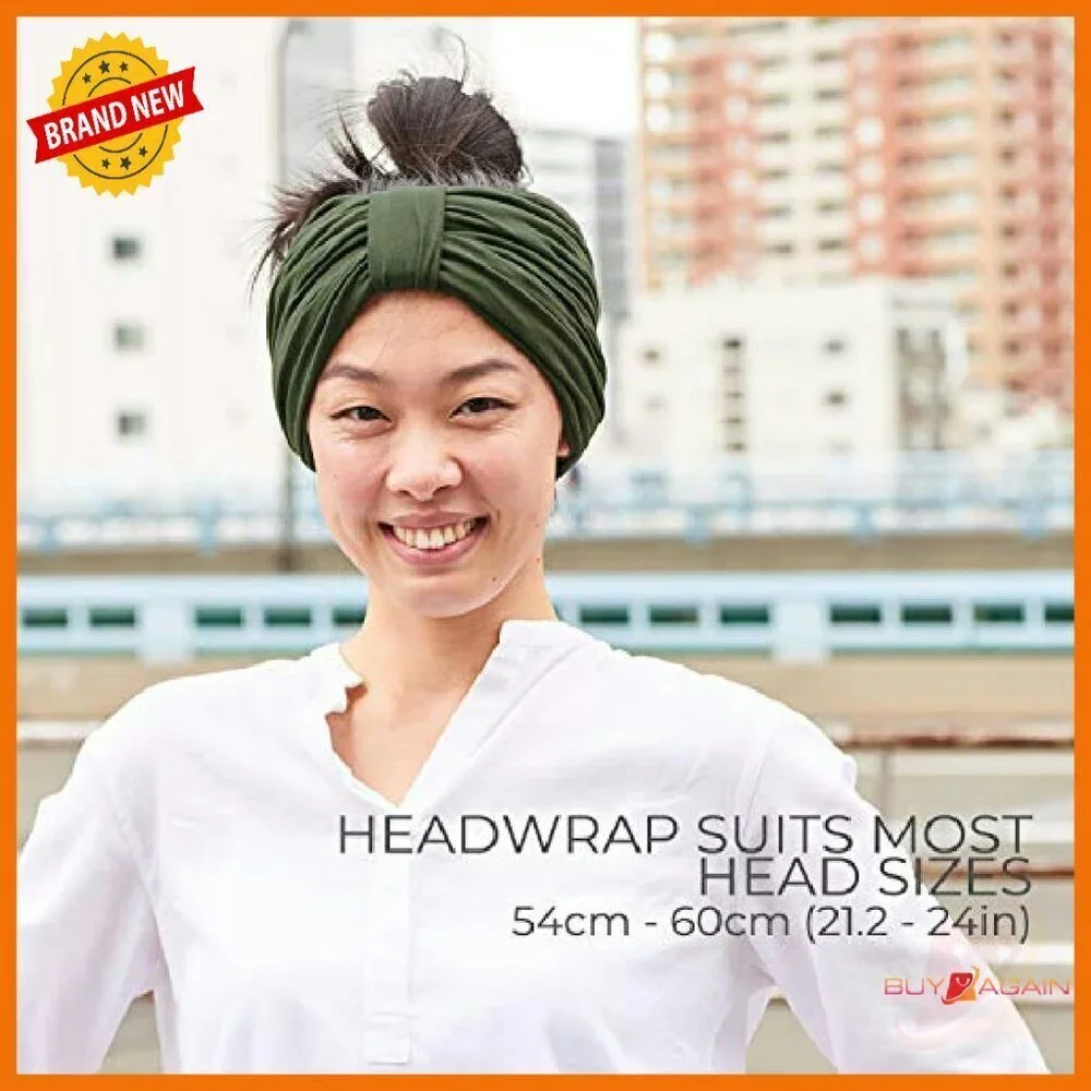 Chunky Turban Headband Headwrap Rayon Chemo Hat Natural Hair